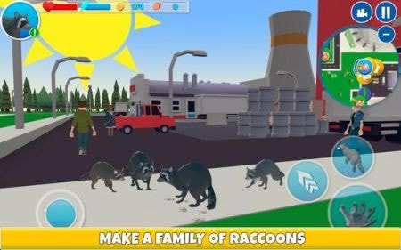 浣熊大冒险城市模拟器3D安卓免费版