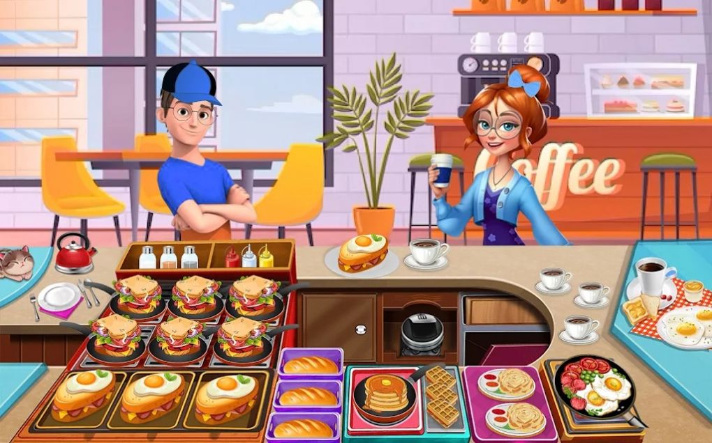 汉堡咖啡馆模拟免费版游戏截图