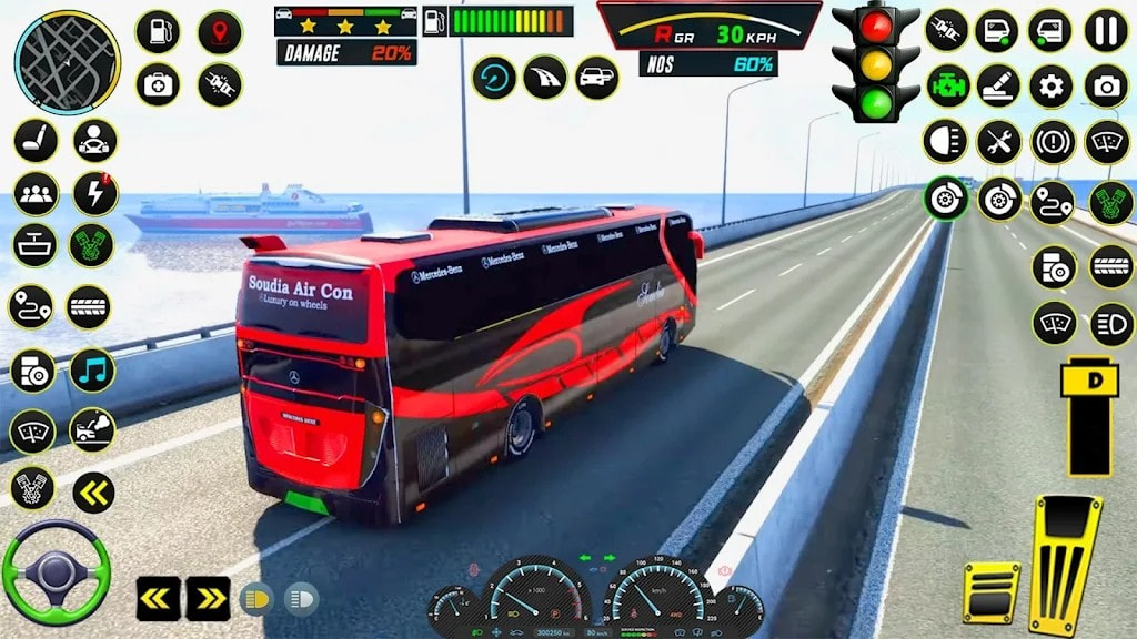 真实巴士模拟器游戏截图