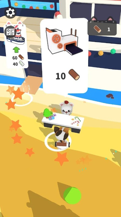 海岛探险喵手机版游戏截图