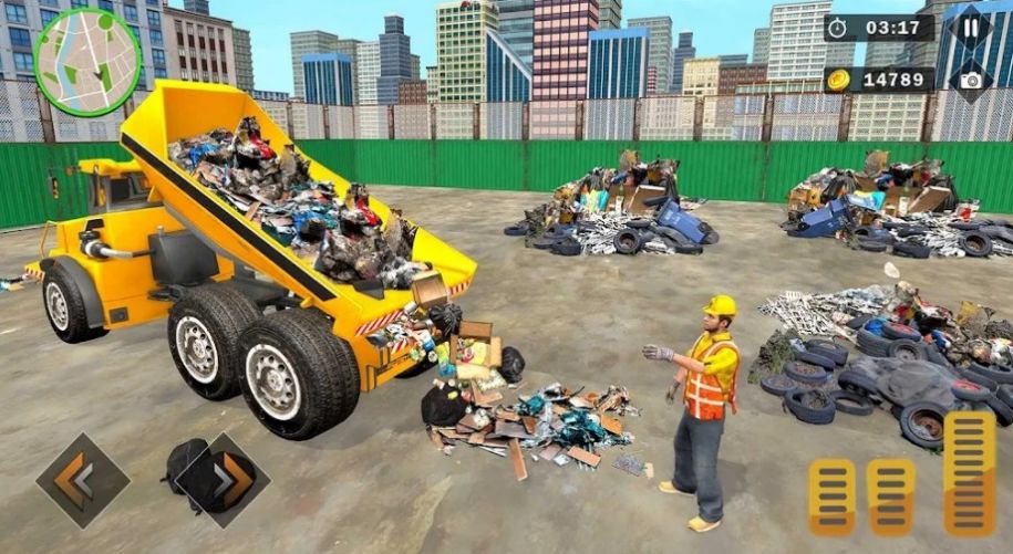 城市垃圾收集车模拟驾驶官方手机版