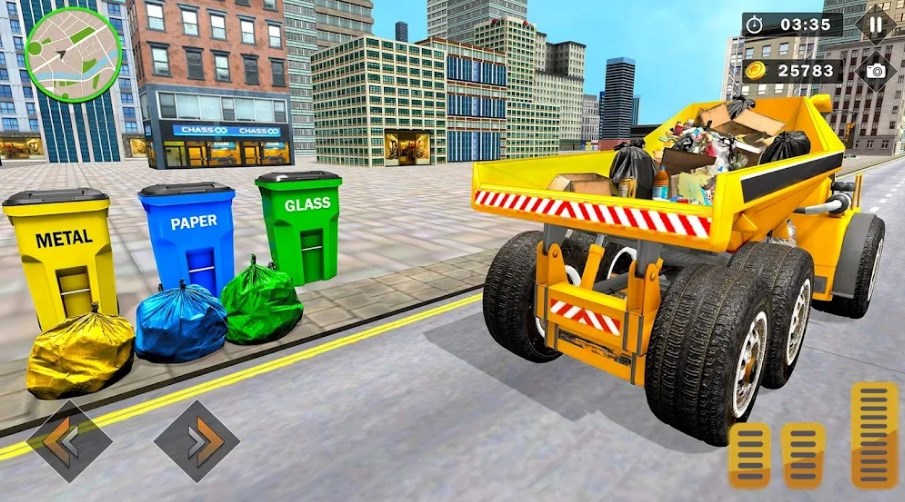 城市垃圾收集车模拟驾驶手机版游戏截图