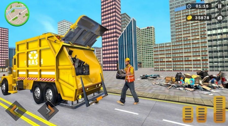 城市垃圾收集车模拟驾驶官方手机版