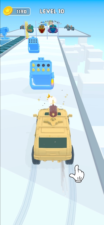 坦克攻击跑手机版游戏截图