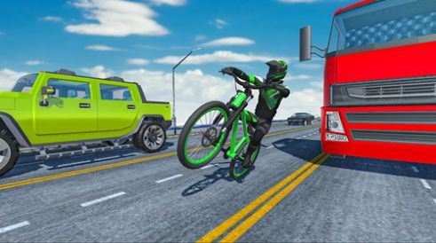 疯狂的交通自行车骑士3D安卓版图3